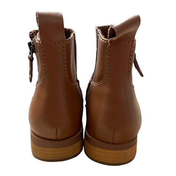 Kelsi Dagger Brooklyn Women's Alaska Brown Leather Perforated Ankle Booties 6.5 - Picture 7 of 10